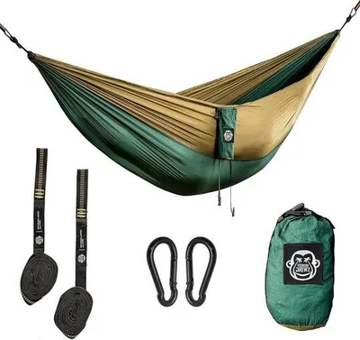 Produktbild von Famanu Reisehängematte 275 x 140 cm - Outdoor, Trekking, Camping, Strand