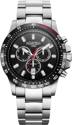 Produktbild von Roamer Herren Uhr Chronograph Quarz 861837 41 55 20 Rimini Edelstahl