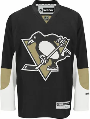 Produktbild von NHL Pittsburgh Penguins Eishockey Trikot Jersey schwarz blank Premier M