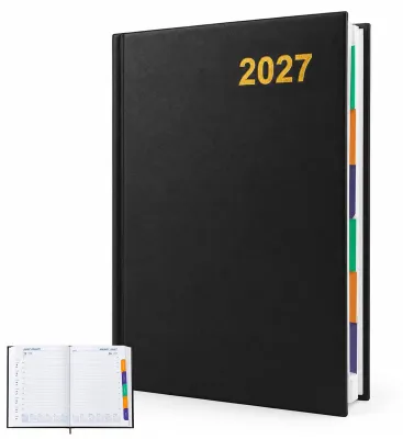 Imagen del producto de Calendario de escritorio 2027, un día por página, formato A5, color , planificador diario