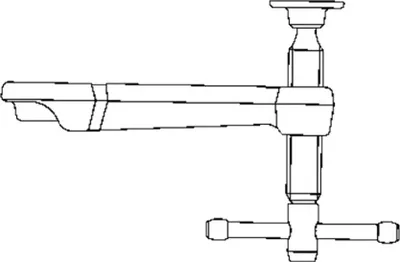 Produktbild von Bessey Gleitbügel kpl. mit Knebelgriff für Ganzstahlschraubzwinge classiX GS20K - 3101800