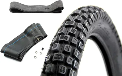 Produktbild von SET Vee Rubber Moped Reifen 2,75 x 16 Zoll 46J Profil VRM186 inklusive Schlauch und Felgenband