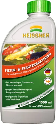 Produktbild von HEISSNER Teichpflege „FILTER- & START-BAKTERIEN“, Flüssigkeit, 1 Stück(e)