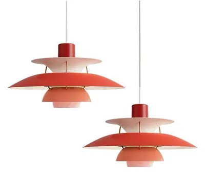 Produktbild von ZELURXX 2er-Set Nordische Pendelleuchte, Modern LED Design Hängelampe, Esszimmerlampe,Aluminium, höhenverstellbar, Wohnzimmerlampe, Ø40cm,