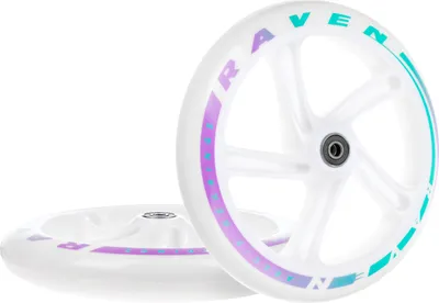 Produktbild von Ersatzräder für Raven Cityroller Scooter Roller Kickscooter Celia Polyurethan200mm mit Kugellager White - 2 Stück