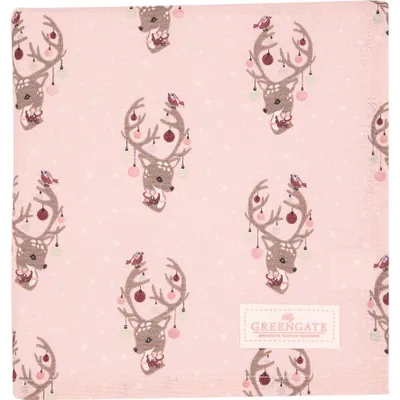 Produktbild von Greengate Dina Pale Pink Tischdecke 100 x 100 cm