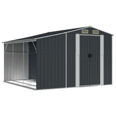 Produktbild von Gerätehaus Anthrazit 277x279x179 cm Verzinkter Stahl