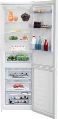 Image de Réfrigérateur combiné 60cm 343l - Beko - RCSE366K40W -