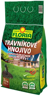 Obrázok produktu pre FLORIA Hnojivo na trávnik s účinkom odpudzujúcim krtkov 2,5 kg