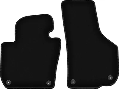 Immagine prodotto di Wielganizator Tappetini anteriori in velluto per Skoda Superb II (2008-2015, berlina, station wagon) neri, set 2 pz, con fissaggi