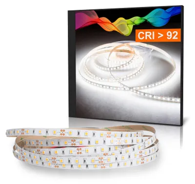Produktbild von LED Strip 2835 Kaltweiß (5700k) CRI 92 36W 5 Meter 12V IP20