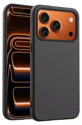 Produktbild von Hülle für Apple iPhone 17 Pro Handyhülle Back Cover Silikon Case Bumper in Schwarz