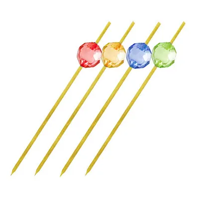 Produktbild von 200x Fingerfood-Spieße aus Bambus PERLE 120 mm stabil und splitterfrei