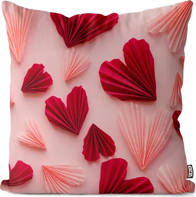 Produktbild von VOID Valentinstag Herzen Karte Liebe Kissenbezug Kissenhülle Polyester wasserfest Outdoor Indoor