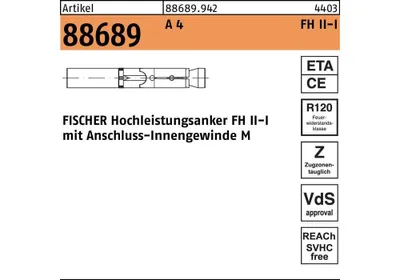 Produktbild von Hochleistungsanker R 88689 FH II 15/M 10 I A 4