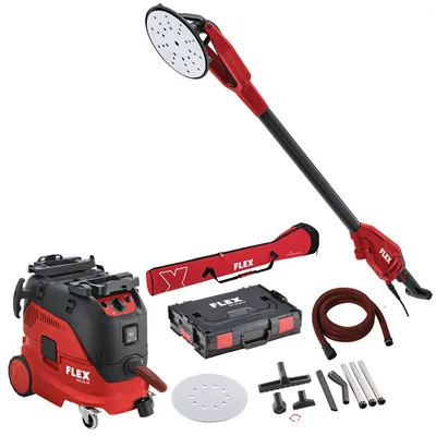 Produktbild von Flex Giraffe GE 6 X-EC + Sicherheitssauger VCE 33 M AC Set + Schleifpapier