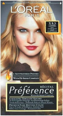 Produktbild von Loreal Preference Haarfarbe Nr. 8.3 Cannes - helles Goldblond 1op.