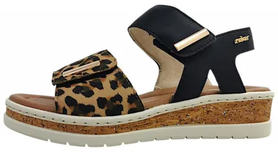 Produktbild von Rieker Sandalen Plat Sandalen Plat - Zwart - Maat 36