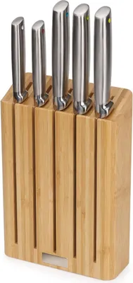Obrázok produktu pre Oceľové nože Elevate s držiakom Bamboo 5-dielne