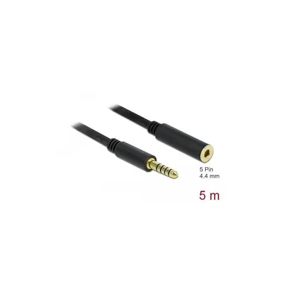 Obrázek produktu pro DeLOCK 85799, 4.4mm, Samec, 4.4mm, Samice, 5 m, Černá