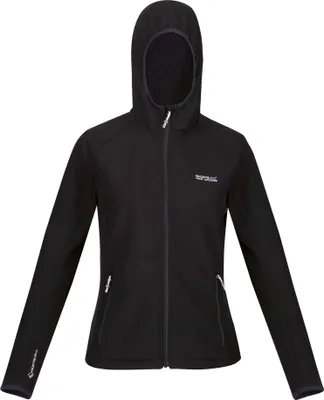 Zdjęcie produktu dla Regatta Kurtka softshell damska Arec III z kapturem, Kolor:Czarny, Rozmiar:40