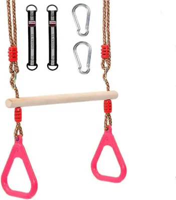 Produktbild von Trapezschaukel, Holz, bis 120 kg, verstellbar, für Spielbereich
