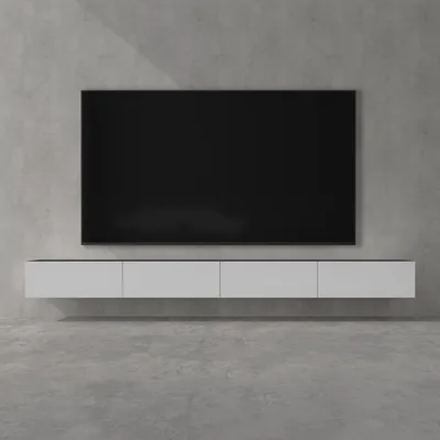 Produktbild von doporro TV Lowboard hängend Fernsehschrank Wohnzimmer | TV-Schrank hängend Fernsehtisch Hängeschrank 320cm Fernsehschrank02