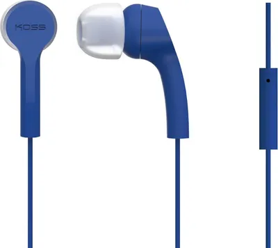 Obrázok produktu pre Koss KEB9i, Kábel, 18 - 20000 Hz, Hovor / hudba, Slúchadlá, Modrá