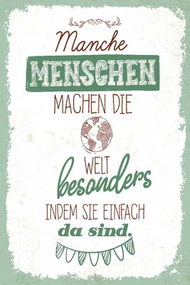 Produktbild von vianmo Holzschild 30x20 cm Manche Menschen machen die Welt