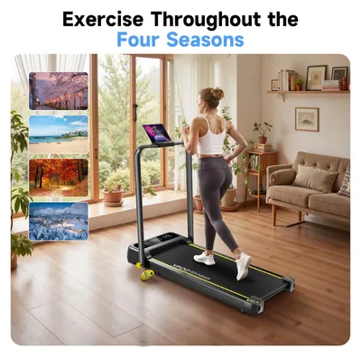 Image de Loopband - Tapis de marche - Tapis de course - Loopband pliable - 3 niveaux d'inclinaison