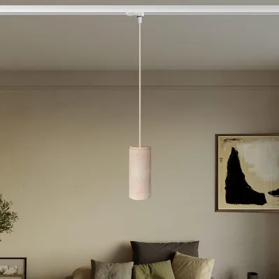 Immagine prodotto di Creative Cables - Lampada a sospensione per binari con cavo tessile e Tub-E27 -lampadina non inclusa