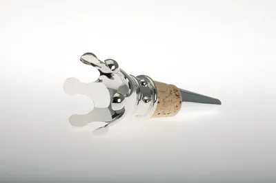 Produktbild von Flaschenverschluss Krone im Etui versilbert L 9,0cm