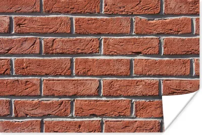 Produktbild von MuchoWow® Poster Backstein - Wand - Vintage 60x40 cm - Schlafzimmerdekoration