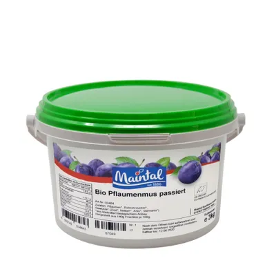 Zdjęcie produktu dla Ekologiczny przecier śliwkowy - odcedzony 3kg