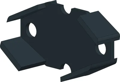 Produktbild von Dachrinne Halbrund 100mm Einzelteile | Distanzkeil zur Neigungsverstellung Anthrazit | Kunststoff PVC Fallrohr DN60 | Gartenhaus Carport Terasse