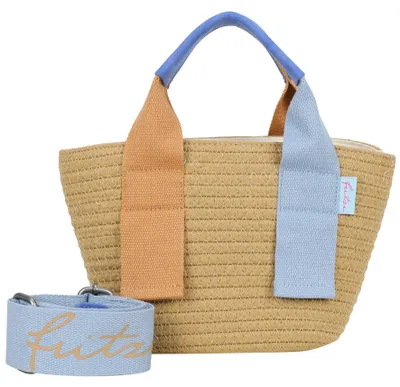 Produktbild von Fritzi aus Preußen Handtasche Umhängetasche Happy Summer Cross Blue Wood beige