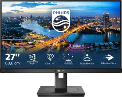 Obrázok produktu pre Philips B Line 275B1/00, 68,6 cm (27"), 2560 x 1440 px, 2K Ultra HD, LCD, 4 ms, Čierna
