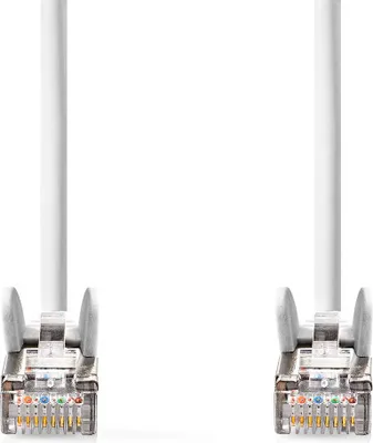 Obrázok produktu pre Nedis CCGP85121WT05, 0,5 m, Cat5e, SF/UTP (S-FTP), RJ-45, RJ-45, Biela