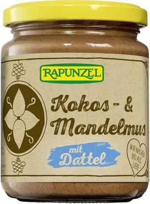 Produktbild von Rapunzel Kokos- & Mandelmus mit Dattel 6x250 g