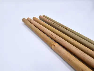 Produktbild von Tonkinstäbe ca. 120 cm Ø 12-16 mm Pflanzstäbe Rankstäbe Bambusstab Stange 40 Stück Braun