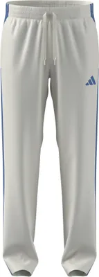 Produktbild von adidas Men's 3 STRIIPES Tricot Open Hem Trackpants, Off White, M