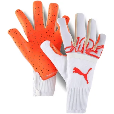 Produktbild von PUMA FUTURE Z Grip 1 Hybrid Torwarthandschuhe puma white/red blast 9.5