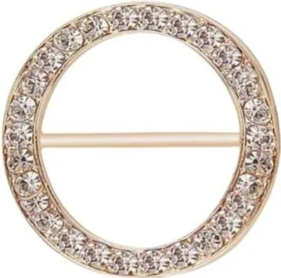 Produktbild von Der Glanz der Eleganz - eine universelle runde Goldschnalle