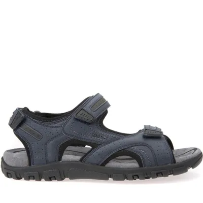 Produktbild von Geox UOMO SANDAL STRADA Herren Sandale U8224D 0BC50 C4422 Navy/DK Grey, Schuhgröße:40 EU
