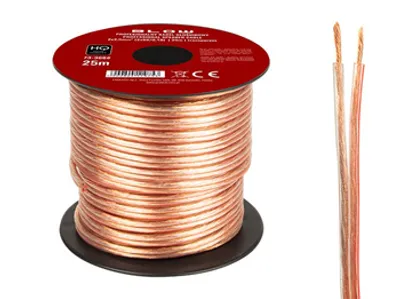 Obrázek produktu pro Audio kabel pro repro BLOW 73-366, 2x2,50mm, 25m