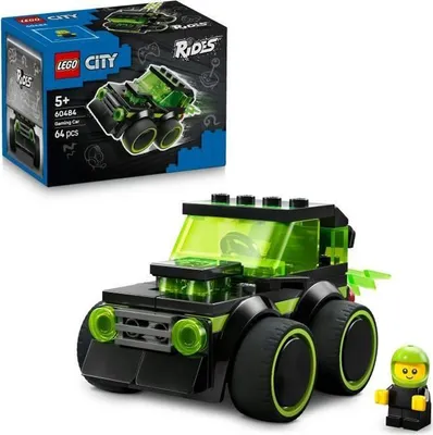 Image de LEGO City Véhicules, Voiture de Course de Jeu Vidéo, Jouet de Construction, 5 ans et Plus