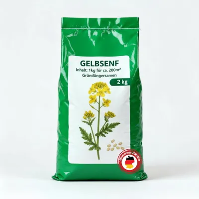 Produktbild von Samenshop24® Gelbsenf, Inhalt: 2kg für ca. 400m²