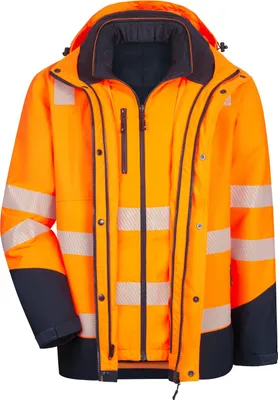 Produktbild von NITRAS Warnschutzjacke 5 in 1 Gr. L orange