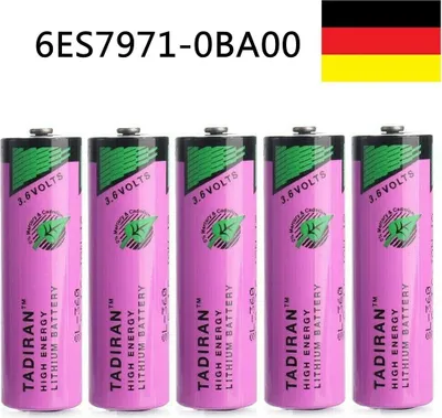 Produktbild von 5 Pack 3.6V SL-360 TL-5903 SPS Batterie 6ES7971-0BA00 für Siemens S7-400 2.4Ah