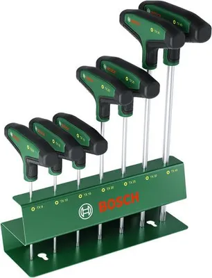 Produktbild von Handwerkzeuge Torx-Schraubendreher-Set mit T-Griff 7-teilig